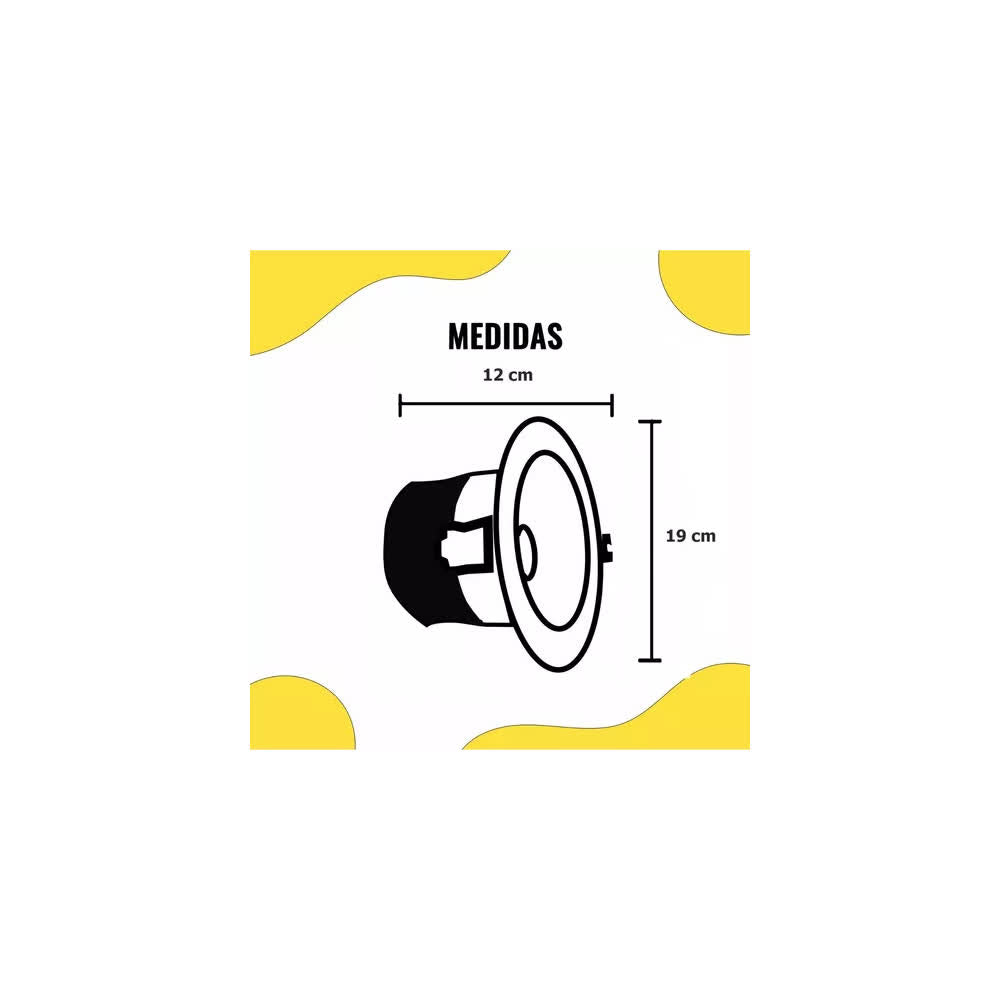 Empotrado LED Redondo Blanco 24W 6500K 127V – Laiting